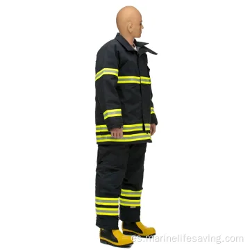 Uniforme de bombero que lucha contra incendios Ropa retardante de fuego EN469 Traje de bombero estándar